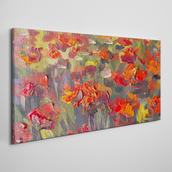 Bild auf leinwand Florale Farbexplosion