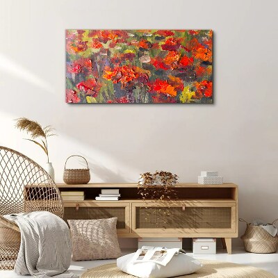 Bild auf leinwand Florale Farbexplosion