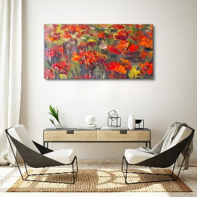 Bild auf leinwand Florale Farbexplosion