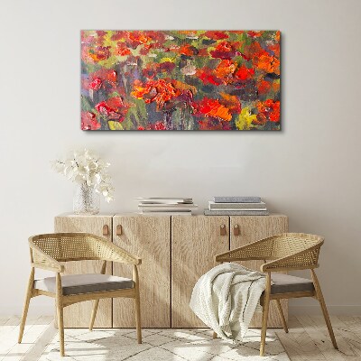 Bild auf leinwand Florale Farbexplosion