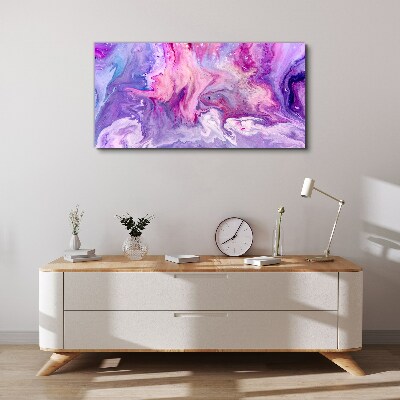 Foto auf leinwand Wellen rosa Träume