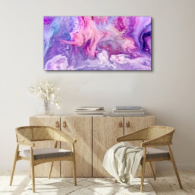 Foto auf leinwand Wellen rosa Träume