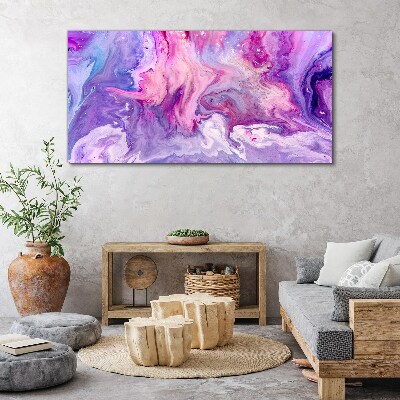 Foto auf leinwand Wellen rosa Träume