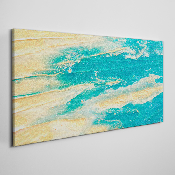 Wandbild Meereswellen auf dem Sand