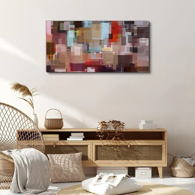 Foto auf leinwand Abstraktes Mosaik der Farben