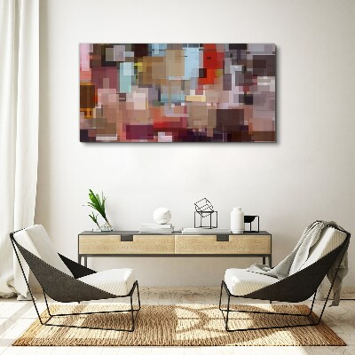 Foto auf leinwand Abstraktes Mosaik der Farben