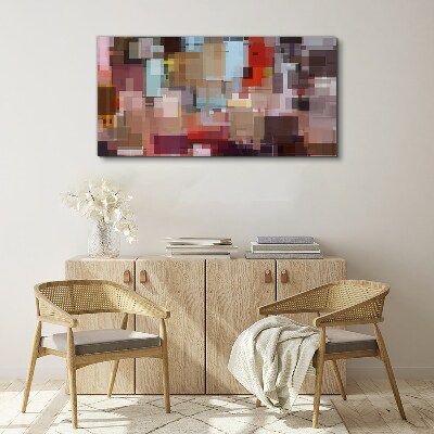 Foto auf leinwand Abstraktes Mosaik der Farben