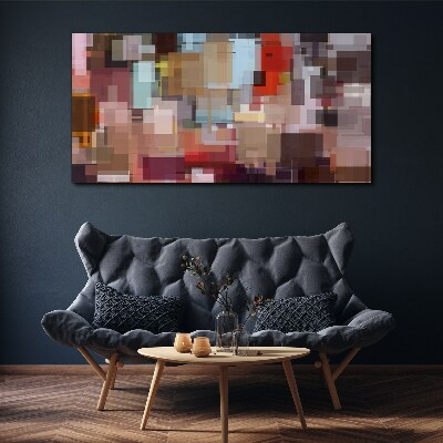 Foto auf leinwand Abstraktes Mosaik der Farben
