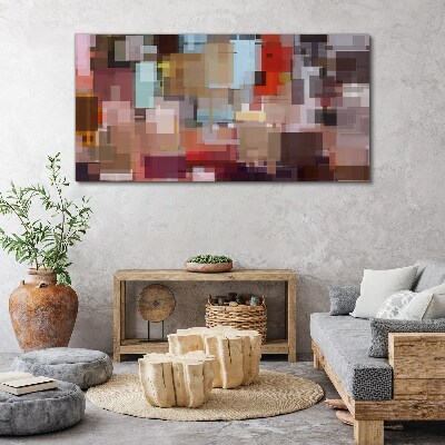 Foto auf leinwand Abstraktes Mosaik der Farben