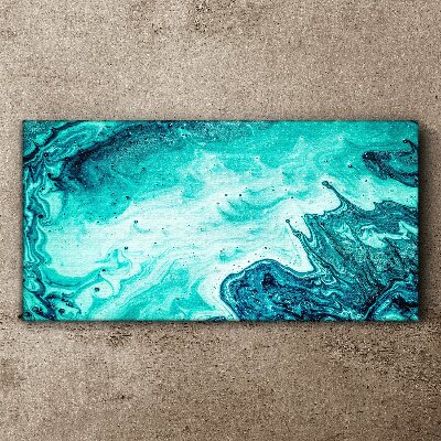 Foto auf leinwand Blaue Wellen in den Meerestiefen