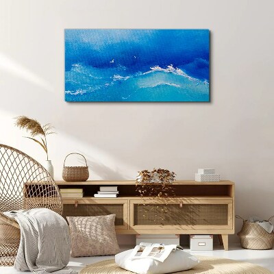 Foto auf leinwand Ruhige Meereswellen