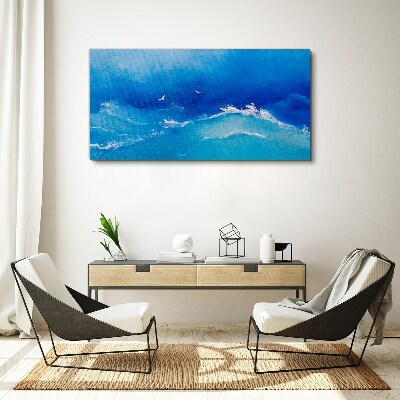 Foto auf leinwand Ruhige Meereswellen