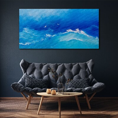 Foto auf leinwand Ruhige Meereswellen