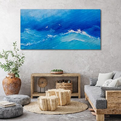 Foto auf leinwand Ruhige Meereswellen