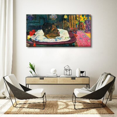 Foto auf leinwand Porträt in Pastellfarben