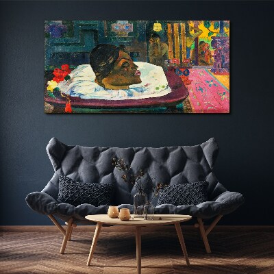 Foto auf leinwand Porträt in Pastellfarben