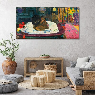 Foto auf leinwand Porträt in Pastellfarben