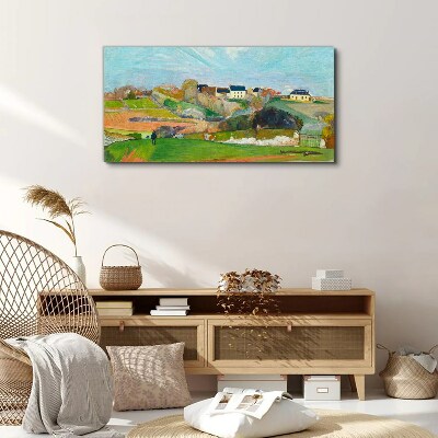 Foto auf leinwand Landschaft in Le Pouldu Gauguin