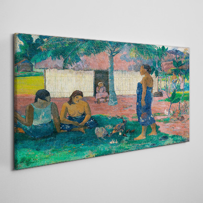 Bild auf leinwand Entspannen Sie in einem tropischen Garten