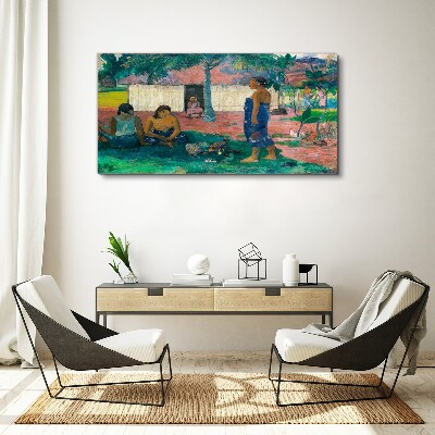 Bild auf leinwand Entspannen Sie in einem tropischen Garten
