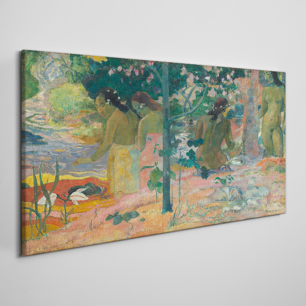 Foto auf leinwand Das verlorene Paradies von Gauguin