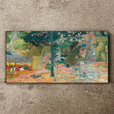 Foto auf leinwand Das verlorene Paradies von Gauguin