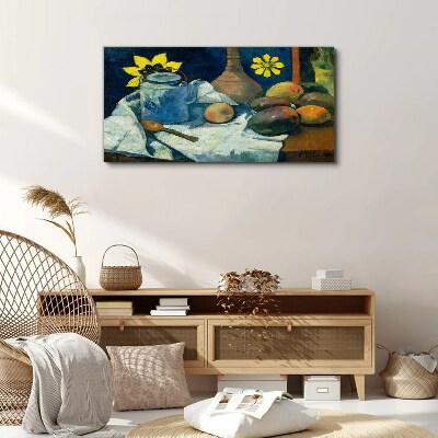 Bild auf leinwand Stillleben mit Blumen