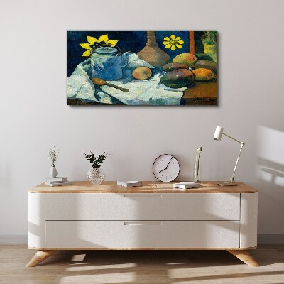 Bild auf leinwand Stillleben mit Blumen