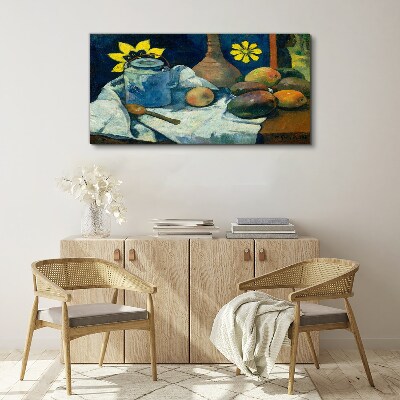 Bild auf leinwand Stillleben mit Blumen