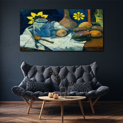 Bild auf leinwand Stillleben mit Blumen