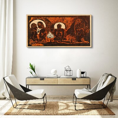 Wandbild Treffen im Mondschein