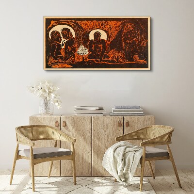 Wandbild Treffen im Mondschein