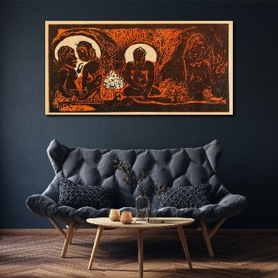 Wandbild Treffen im Mondschein