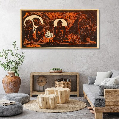 Wandbild Treffen im Mondschein