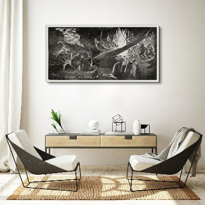 Bild auf leinwand Verloren im Dunkeln