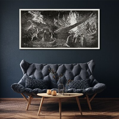 Bild auf leinwand Verloren im Dunkeln