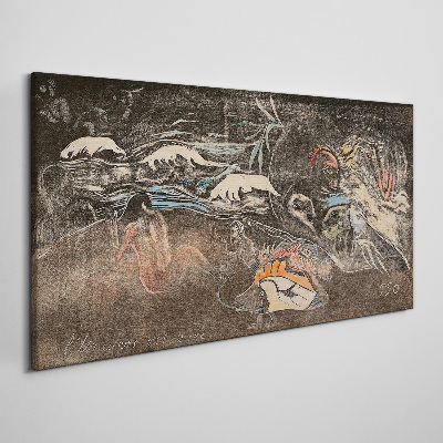 Bild auf leinwand Abstrakter moderner Gauguin