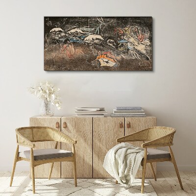 Bild auf leinwand Der Fluss des Lebens und der Transformation