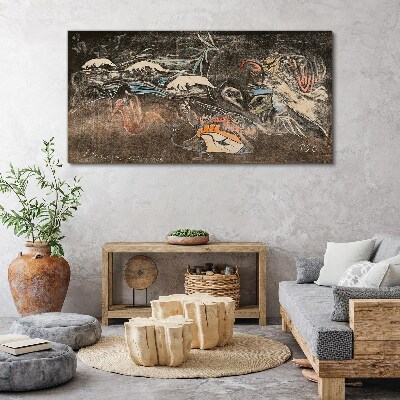 Bild auf leinwand Der Fluss des Lebens und der Transformation