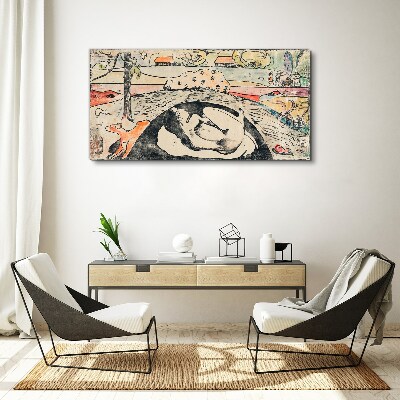 Foto auf leinwand Eine Szene aus einer ländlichen Landschaft