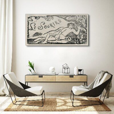 Foto leinwand Lächeln in Bewegung