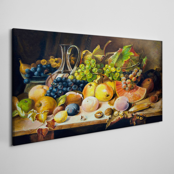 Foto auf leinwand Stillleben mit Früchten und einem Gefäß