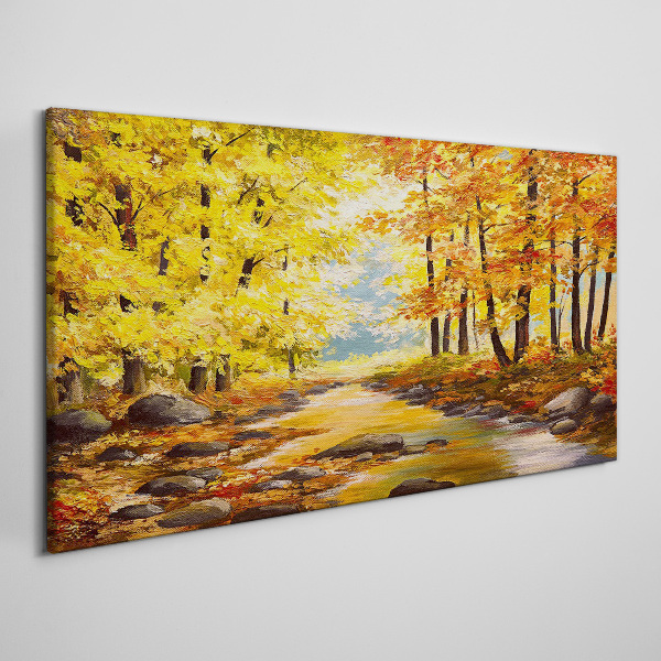Fotobilder Herbstlandschaft mit einem Fluss