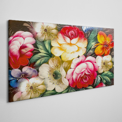 Wandbild Blumenfest der Farben