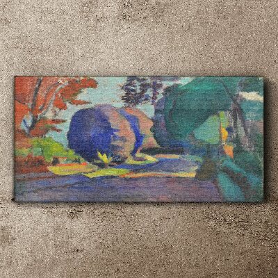 Bild auf leinwand Jardin du Luxembourg Henri Matisse