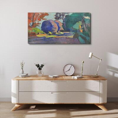 Bild auf leinwand Jardin du Luxembourg Henri Matisse