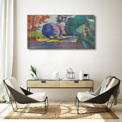 Bild auf leinwand Jardin du Luxembourg Henri Matisse