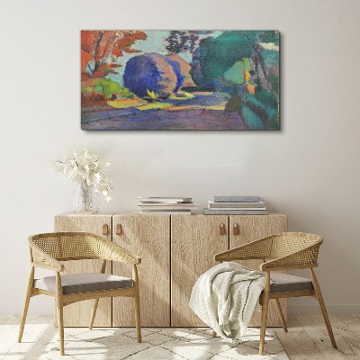 Bild auf leinwand Jardin du Luxembourg Henri Matisse