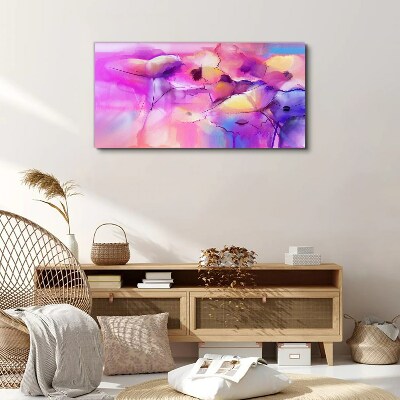 Foto auf leinwand Blumenträume in Rosatönen