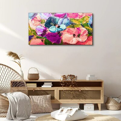 Foto auf leinwand Ein florales Farbenmeer